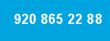 920 865 22 88 920 865 22 88